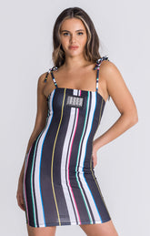 Multicolor Barcode 2.0 Dress