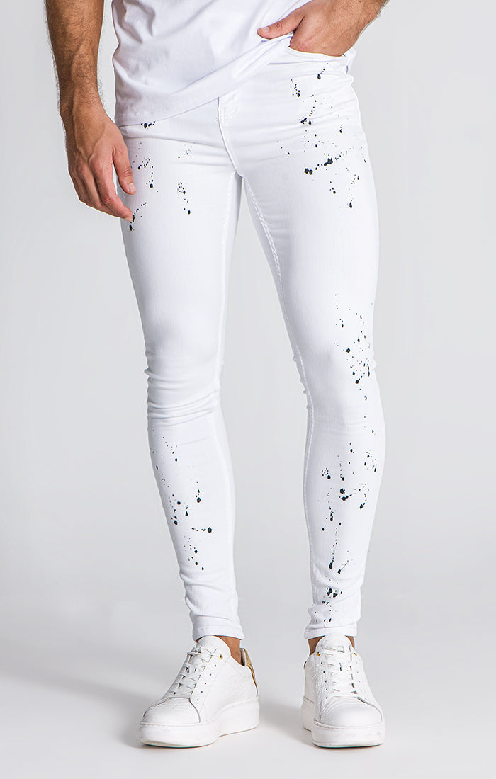 White Explosion Jeans