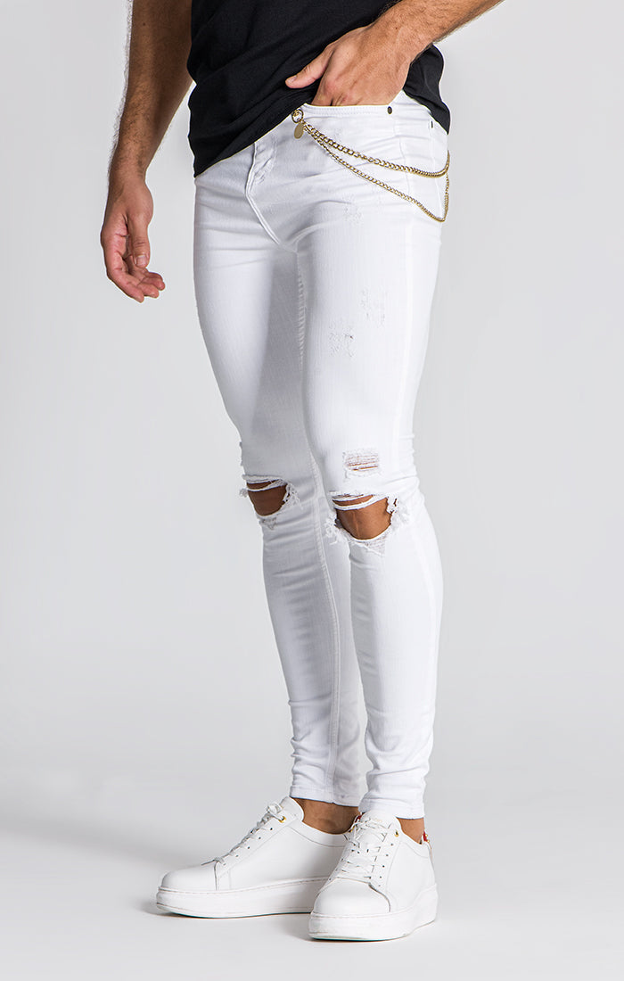 White Hangover Jeans